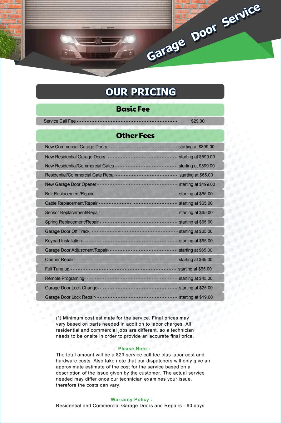 Galaxy Garage Door Service New Rochelle, NY 914-810-9131